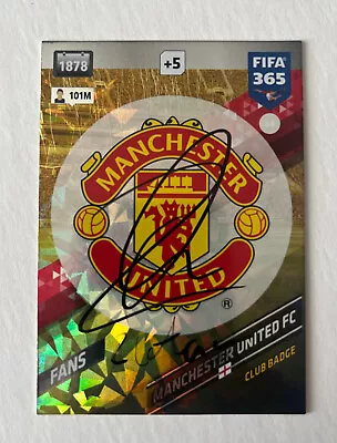 Hand Signed Football Trading Card Of ZLATAN IBRAHOMOVIC MAN UTD FC Autograph • £75