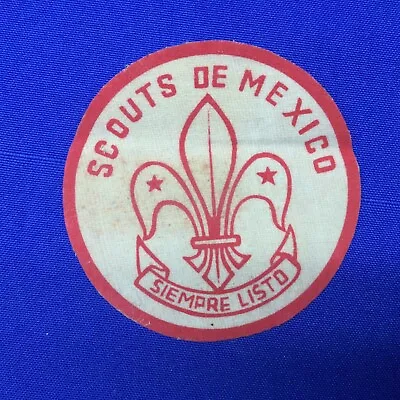 Boy Scouts De Mexico Round International Patch Traded NordJamb75 244B1 • $9.99