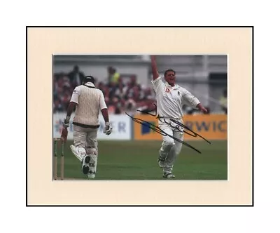 Darren Gough England Yorkshire Cricket Signed 10x8  Mounted Autograph Photo COA • £6.95