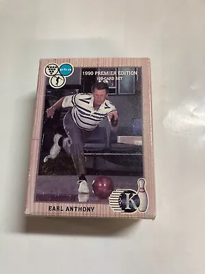 1990 Premier Issue PBA Bowling Complete Set Kingpins Earl Anthony 100 Cards • $20.50