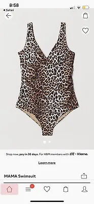 Hm Maternity Leopard Swimsuit Small • $35