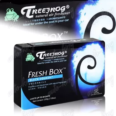 Tree Frog Black Squash Natural Extreme Car Air Freshener Fresh Box Universal • $9.29