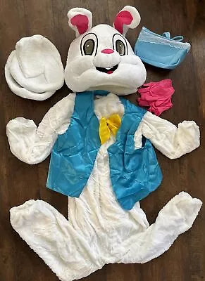 Easter Rabbit Bunny Rabbit Mascot Costume Adult Sz Large- See Measurements • $54