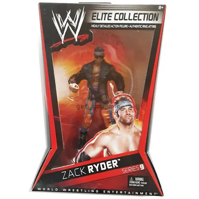 WWE ZACK RYDER Elite Series 9 Wrestling Action Figure 2010 Mattel Sealed Rare • $179.95