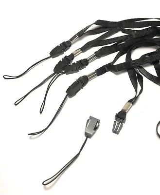 5x BLACK Neck Strap Cord Lanyard For Mp3 Cell Phone USB Flash Drive ID 16  USA • $9.95