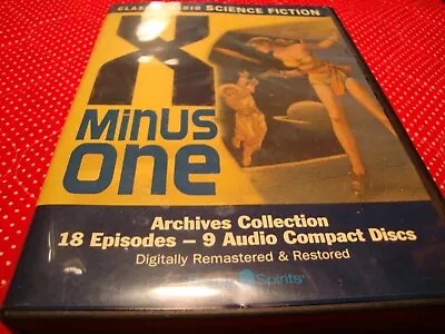 AUDIOBOOK:  X Minus One  Classic Radio- Science Fiction 9 CD's/18 Episodes    O2 • $18.39