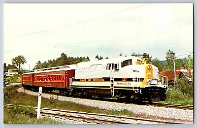 Brownville Maine ME - Bangor & Aroostook Railroad #557 Train - Vintage Postcard • $4.49