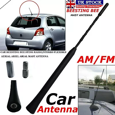 9'' Car Beesting Bee Sting Radio/Stereo Flexible Aerial Ariel Arial Mast Antenna • £2.94