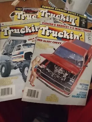 Truckin' Magazine 1986. Jan May  June  Nov • $8.75