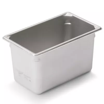 Vollrath 1/3 Size Stainless Steal Steam Table Food Pan 20369 Silver 6  D| 1 • $36.60