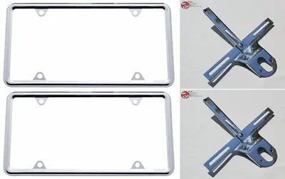 32 Ford Steel Body Chrome Rear License Plate Frame Tail Light Lamp Bracket New • $60.55