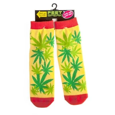 Weed Feet Speak Socks : NEW • £9.99