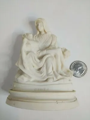 Vintage A.Giannetti Pirta Sculpture Figurine (4.5''x3'') Religious Mary & Jesus • £30.85