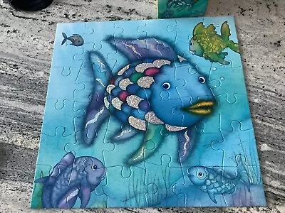 Rainbow Fish Jigsaw Puzzle Mudpuppy 16 X 16  36 Big Pieces Mint Condition • $19.95