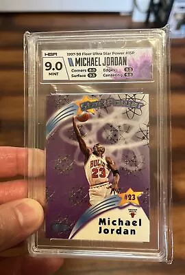 Michael Jordan 1997-98 Fleer Ultra Star Power🔥HGA 9🔥 • $95