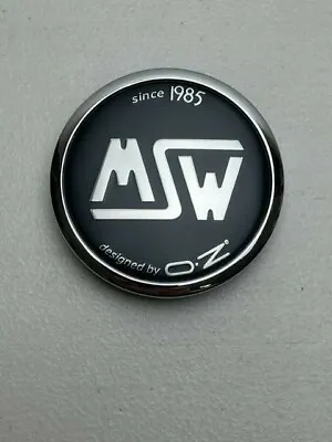 MSW By OZ Since 1985 Matte Black Snap In Wheel Center Cap XC566VW • $19.99
