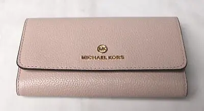 Michael Kors Women's Jet Set Trifold Wallet AH4 Soft Pink 32F1GT9E3L Large • $59.99