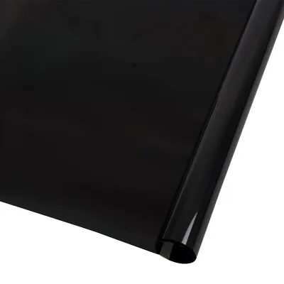 $18.21 • Buy Black 5%VLT Window Tint Film Home/Car Glass Tint 100% UV Proof Adhesive PET