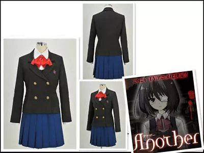 Another Mei Misaki Cosplay Uniform Costume With Eyemask::Free Shipping • $62.99