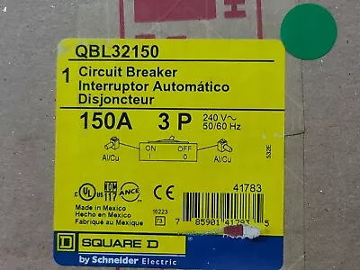 Square D QBL32150 150A 3P 240V Circuit Breaker • $300