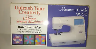 Janome Memory Craft 9000 Owners Instructional Video Tape • $15