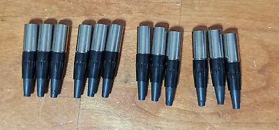 12 Pcs Mini XLR Male Plugs Solder Type New Unbranded • $3.99