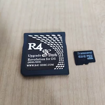 R4 Revolution For Nintendo DS Handheld Cartridge 4gb Micro SD Card DS 2DS 3DS • £13.99