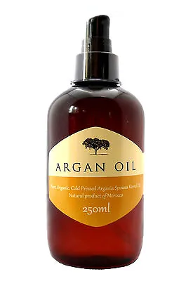 £32 • Buy 100% Pure Cold Pressed Organic Moroccan Argan Oil Skin Body Hair Nails, 250ml