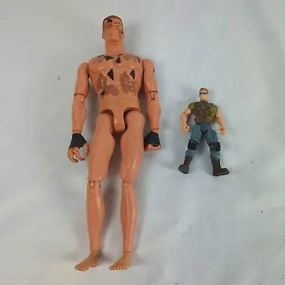 Vtg 1995 1:6 12  Soldier Action Figure Military (GI Joe?) Doll + Bonus Figure • $10.95