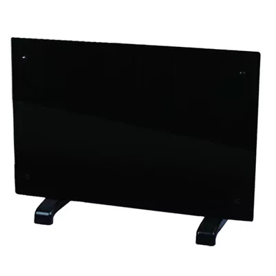 £69.99 • Buy Panel Heater Portable Black Radiator Slimline Heating Wall Mounted Free Standing