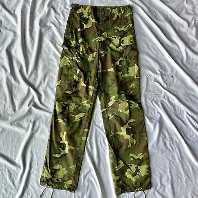 Vietnam War Deadstock 1st Pattern Poplin ERDL  Camo Trousers Mint W/ Cutter Tags • $850