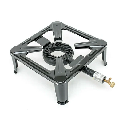 £19.99 • Buy New Cast Iron Large Gas LPG Burner Cooker Gas Boiling Ring Restaurant Catering