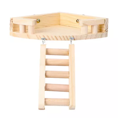 £14.22 • Buy 1pc Rat Cage Accessories Hamster Ladder And Platform Small Pet Ladder