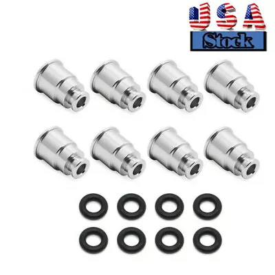 $19.99 • Buy 8PCS Fuel Injector Adapter Spacer Short LS2 TO LS1 Intake Or LS3 To Truck Intake