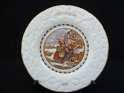 Coalport 1979 Christmas Morning 4th In Annual Series Collectors Plate Great Cond • £3.99