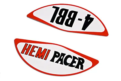 'hemi Pacer 4-bbl' Air Cleaner Decal Set For Vg Valiant Pacer E34 • $25