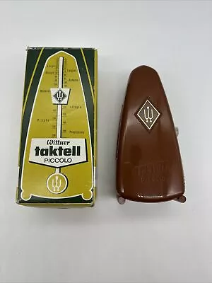 Vintage Metronome Wittner Taktell Piccolo Wind Up Plastic Made In Germany • $29.97