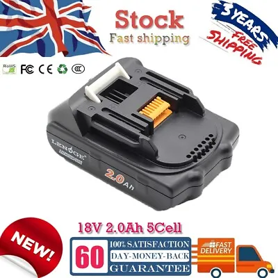 £14.99 • Buy 18V For Makita BL1830 BL1820 BL1815N 18 Volt 2.0 Ah LXT Li-Ion Cordless Battery