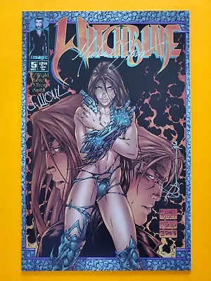 Witchblade #5 (NM) Signed: Michael Turner David Wohl Dennis Heisler (1996) • $40