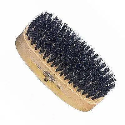 Mens Finest Black Boar Bristle Dual Wood Military Hair Brush • $108