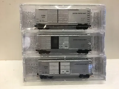 N Scale Micro Trains MTL Special Run 10-82 (BLW 2000-35) US Navy 3-Pack • $100