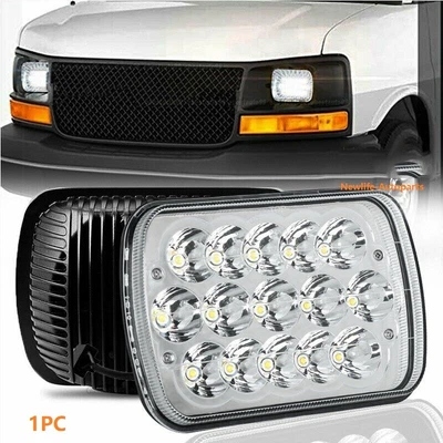 $24.99 • Buy 5x7  7x6 LED Headlight Hi/Lo DRL For Chevy Express 1500 2500 3500 4500 Cargo Van