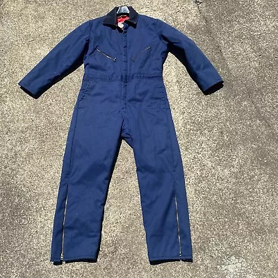 VTG Walls USA Blizzard Pruf Insulated Blue Coveralls Winter Workwear Large 42-44 • $35