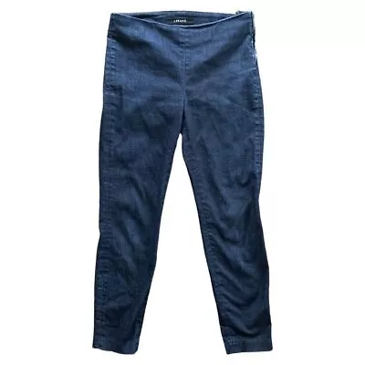 J-Brand Side Zip Clean Rins Mid-rise Skinny/straight Leg Jeans -medium Wash- 26 • $25