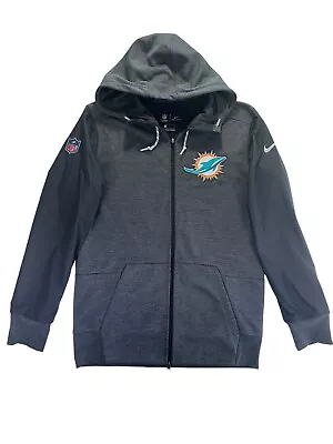 Nike Miami Dolphins Team Issued Player Issued Jacket Hoodie Small Sweatshirt • $39.99