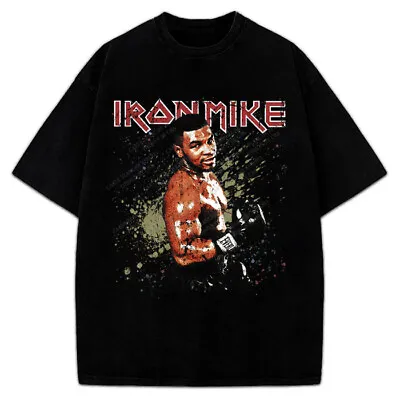 Iron Mike Tyson Old School Vintage Rock Band Retro Style Custom Graphic T-Shirt • $25.95