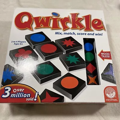 Qwirkle Board Game Mix Match Score & Win Complete Instructions Printed • £12.34