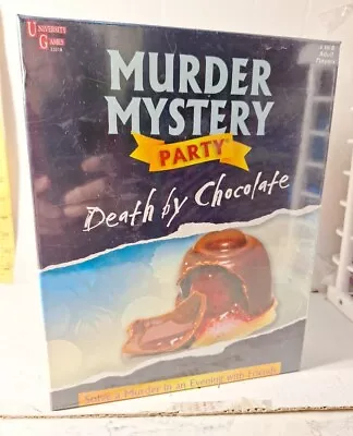 New Murder Mystery Party Game Death By Chocolate University Games Sealed • $17.95