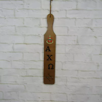 VINTAGE 1980s  Penn State ALPHA CHI OMEGA SORORITY PADDLE Beta Mu • $34.77