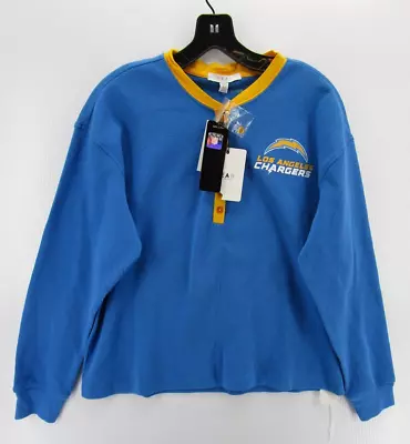 Los Angeles Chargers Sweater Women XL Blue Wear Erin Andrews Thermal Waffle NEW • $26.39